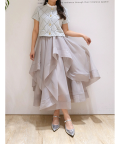 Rirandture(リランドチュール) |フリルレイヤードニットジャケット