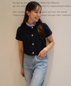 Rirandture(リランドチュール) |フリルレイヤードニットジャケット