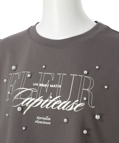 Rirandture(リランドチュール) |レースヘムロゴプリントTシャツ