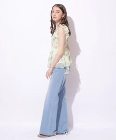 Rirandture(リランドチュール) |〈LAURA ASHLEYコラボ〉ペプラムラッフルブラウス