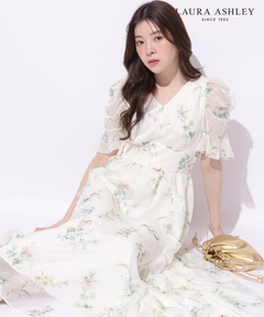 Rirandture(リランドチュール) |〈LAURA ASHLEYコラボ〉シアーラッフルワンピース
