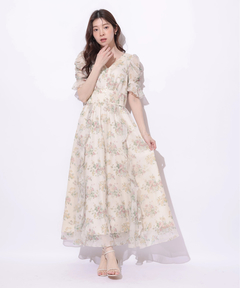 Rirandture(リランドチュール) |〈LAURA ASHLEYコラボ〉シアーラッフルワンピース