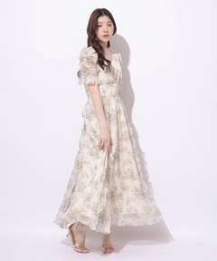 Rirandture(リランドチュール) |〈LAURA ASHLEYコラボ〉シアーラッフルワンピース