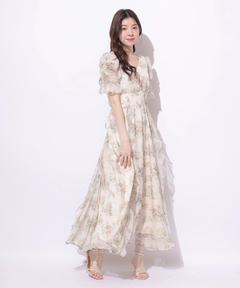 Rirandture(リランドチュール) |〈LAURA ASHLEYコラボ〉シアーラッフルワンピース