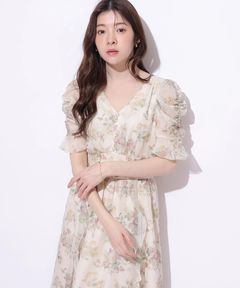 Rirandture(リランドチュール) |〈LAURA ASHLEYコラボ〉シアーラッフルワンピース