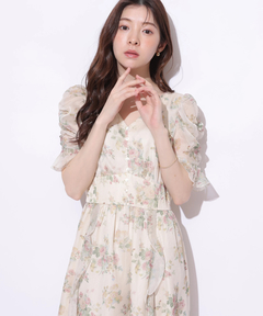Rirandture(リランドチュール) |〈LAURA ASHLEYコラボ〉シアーラッフルワンピース