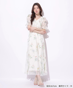 Rirandture(リランドチュール) |〈LAURA ASHLEYコラボ〉シアーラッフルワンピース