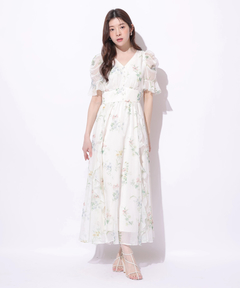 Rirandture(リランドチュール) |〈LAURA ASHLEYコラボ〉シアーラッフルワンピース