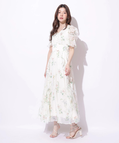 Rirandture(リランドチュール) |〈LAURA ASHLEYコラボ〉シアーラッフルワンピース