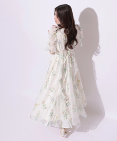 Rirandture(リランドチュール) |〈LAURA ASHLEYコラボ〉シアーラッフルワンピース