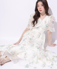 Rirandture(リランドチュール) |〈LAURA ASHLEYコラボ〉シアーラッフルワンピース