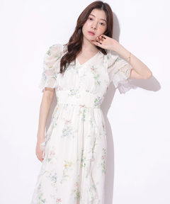 Rirandture(リランドチュール) |〈LAURA ASHLEYコラボ〉シアーラッフルワンピース
