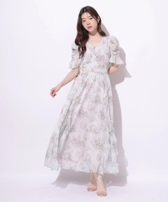 Rirandture(リランドチュール) |〈LAURA ASHLEYコラボ〉シアーラッフルワンピース