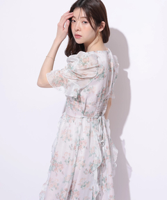 Rirandture(リランドチュール) |〈LAURA ASHLEYコラボ〉シアーラッフルワンピース