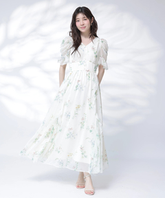 Rirandture(リランドチュール) |〈LAURA ASHLEYコラボ〉シアーラッフルワンピース