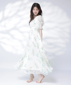 Rirandture(リランドチュール) |〈LAURA ASHLEYコラボ〉シアーラッフルワンピース