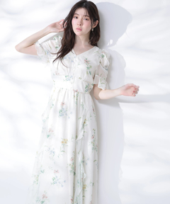 Rirandture(リランドチュール) |〈LAURA ASHLEYコラボ〉シアーラッフルワンピース