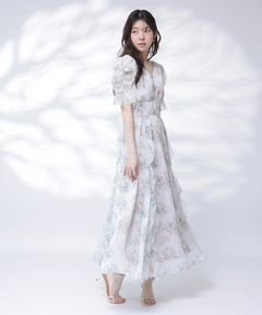 Rirandture(リランドチュール) |〈LAURA ASHLEYコラボ〉シアーラッフルワンピース