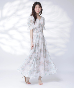Rirandture(リランドチュール) |〈LAURA ASHLEYコラボ〉シアーラッフルワンピース