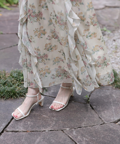 Rirandture(リランドチュール) |〈LAURA ASHLEYコラボ〉シアーラッフルワンピース