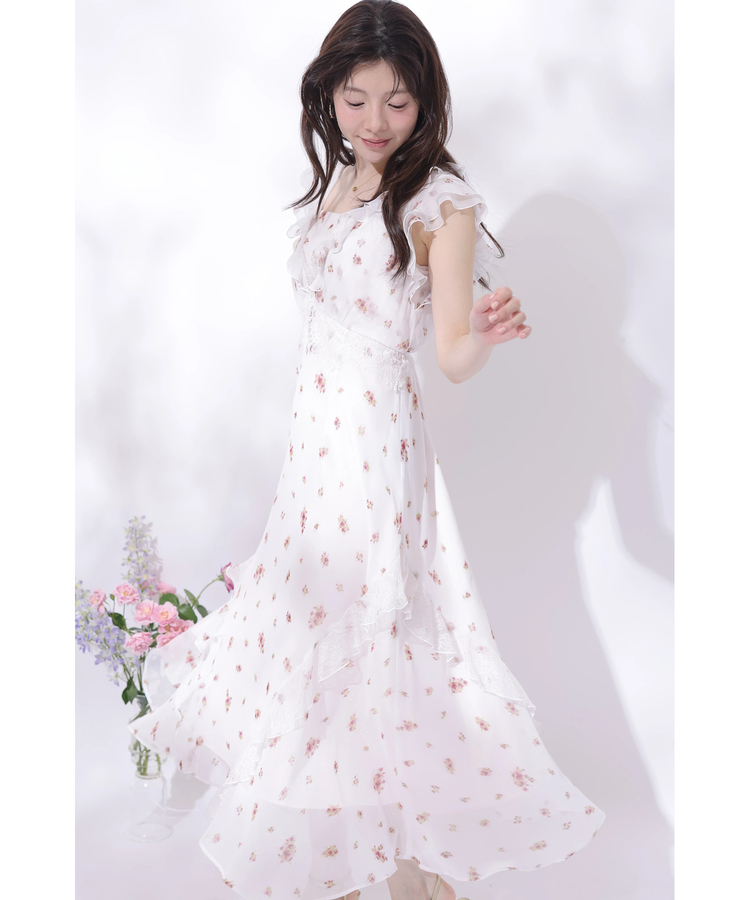 Rirandture ローズブーケワンピース　２ 店舗限定》〈DILIGENCE PARLOURコラボ〉ローズブーケワンピース
