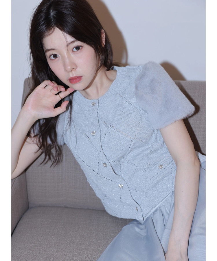 ファースリーブニットジャケット | カーデ | Rirandture（リランド