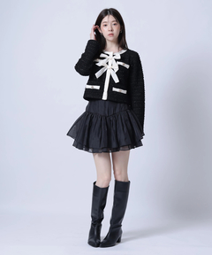 Rirandture(リランドチュール) |〈MARIEBELLEコラボ〉Ribbon tweed Knit