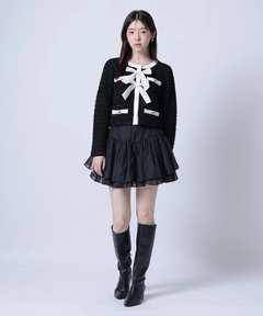 Rirandture(リランドチュール) |〈MARIEBELLEコラボ〉Ribbon tweed Knit