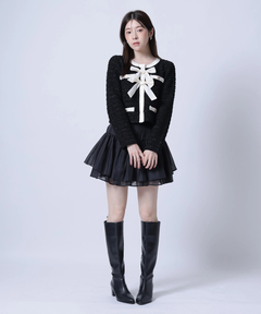 Rirandture(リランドチュール) |〈MARIEBELLEコラボ〉Ribbon tweed Knit