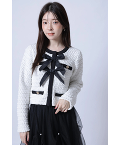 Rirandture(リランドチュール) |〈MARIEBELLEコラボ〉Ribbon tweed Knit