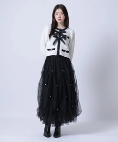 Rirandture(リランドチュール) |〈MARIEBELLEコラボ〉Ribbon tweed Knit