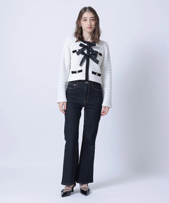 Rirandture(リランドチュール) |〈MARIEBELLEコラボ〉Ribbon tweed Knit