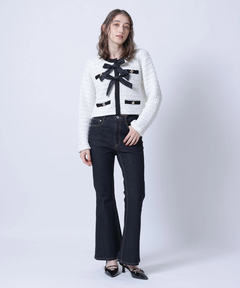 Rirandture(リランドチュール) |〈MARIEBELLEコラボ〉Ribbon tweed Knit