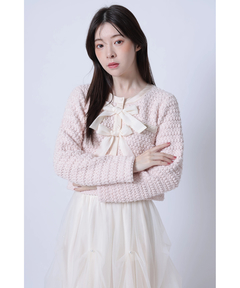 Rirandture(リランドチュール) |〈MARIEBELLEコラボ〉Ribbon tweed Knit