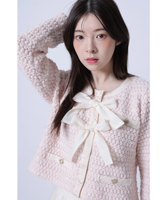 Rirandture(リランドチュール) |〈MARIEBELLEコラボ〉Ribbon tweed Knit