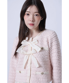 Rirandture(リランドチュール) |〈MARIEBELLEコラボ〉Ribbon tweed Knit
