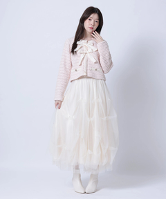 Rirandture(リランドチュール) |〈MARIEBELLEコラボ〉Ribbon tweed Knit