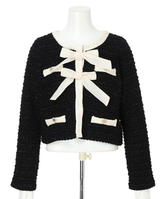 Rirandture(リランドチュール) |〈MARIEBELLEコラボ〉Ribbon tweed Knit