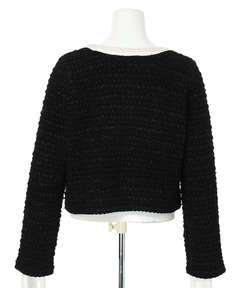 Rirandture(リランドチュール) |〈MARIEBELLEコラボ〉Ribbon tweed Knit