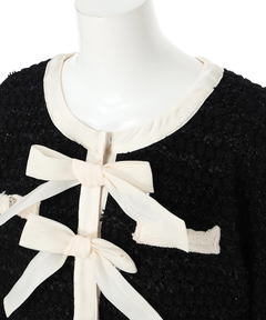 Rirandture(リランドチュール) |〈MARIEBELLEコラボ〉Ribbon tweed Knit