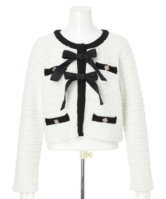 Rirandture(リランドチュール) |〈MARIEBELLEコラボ〉Ribbon tweed Knit