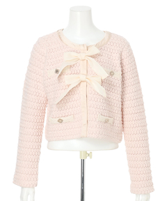 Rirandture(リランドチュール) |〈MARIEBELLEコラボ〉Ribbon tweed Knit