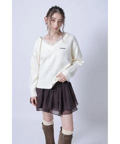 Rirandture(リランドチュール) |〈marie claireコラボ〉Vネックレースニット