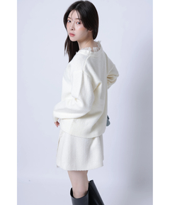 Rirandture(リランドチュール) |〈marie claireコラボ〉Vネックレースニット