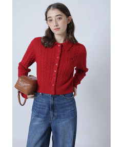 Rirandture(リランドチュール) |〈POLO BCSコラボ〉ポロカラーシャギーカーデプルオーバー