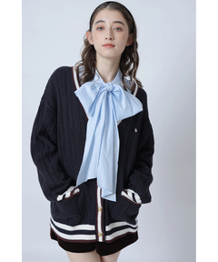 Rirandture(リランドチュール) |〈POLO BCSコラボ〉ケーブルラインカーディガン