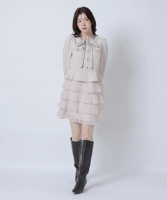 Rirandture(リランドチュール) |《Rirandtureルミネ新宿店限定》ティアードフリルミニドレス