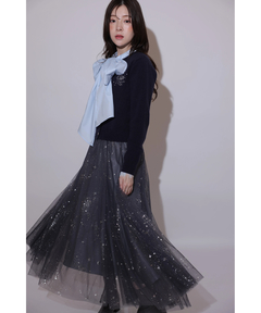 Rirandture(リランドチュール) |Starry veil tulle skirt