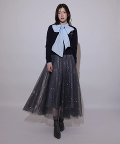 Rirandture(リランドチュール) |Starry veil tulle skirt