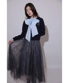 Rirandture(リランドチュール) |Starry veil tulle skirt